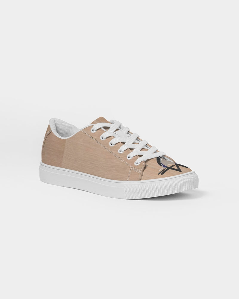 Woodgrain effect Men's Faux-Leather Sneaker