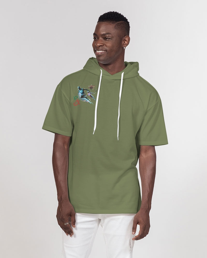 It's the BRAND for me Men's All-Over Print Premium Heavyweight Short Sleeve Hoodie