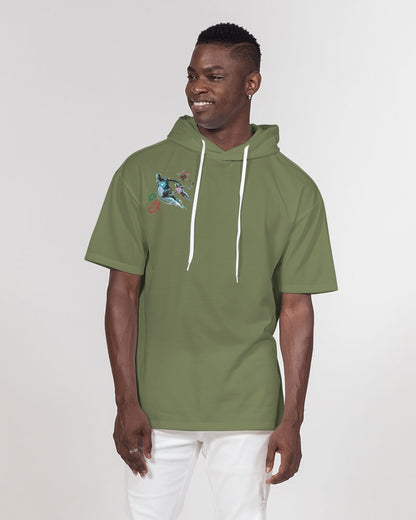 It's the BRAND for me Men's All-Over Print Premium Heavyweight Short Sleeve Hoodie