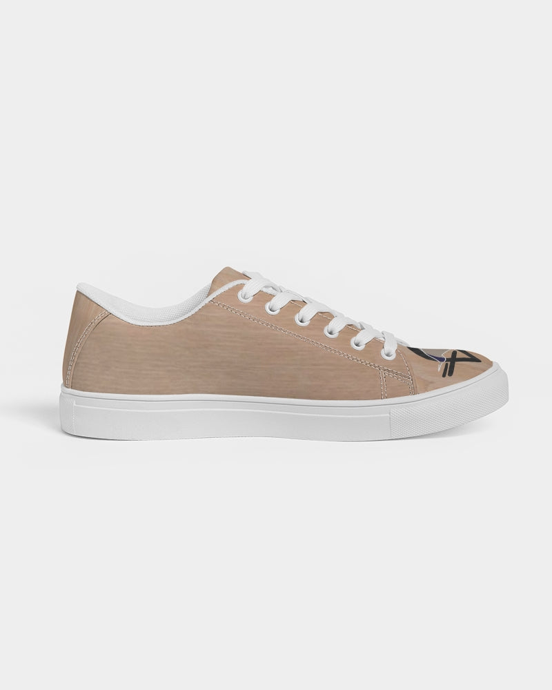 Woodgrain effect Men's Faux-Leather Sneaker