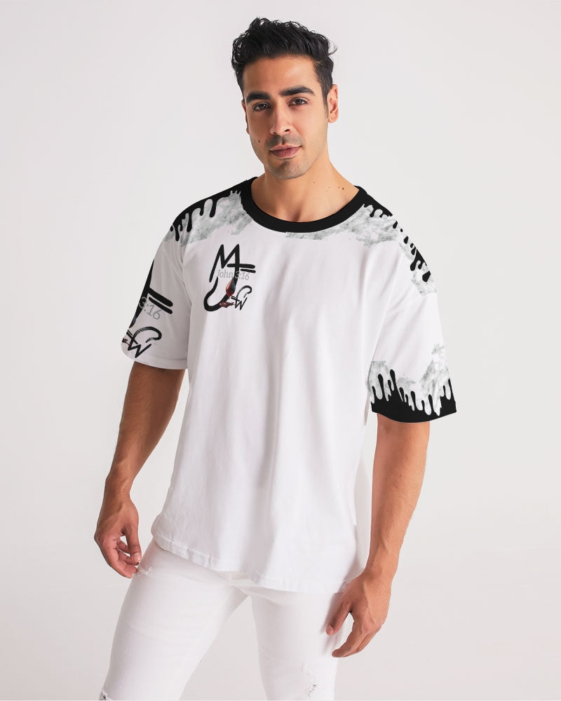 Nothing but the blood  Men's All-Over Print Premium Heavyweight Tee