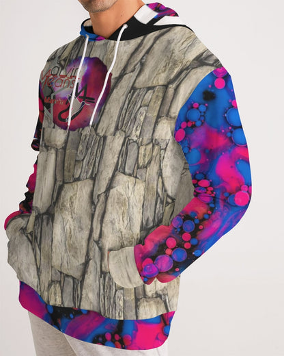 Stone mix 101 Men's All-Over Print Hoodie