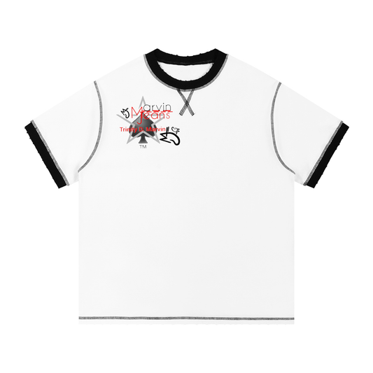 Contrast-Stitched Cotton T-Shirt