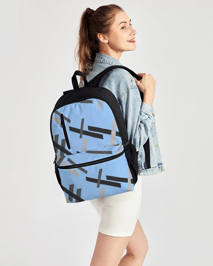 Built on business  Duo-Zip Front Canvas Backpack
