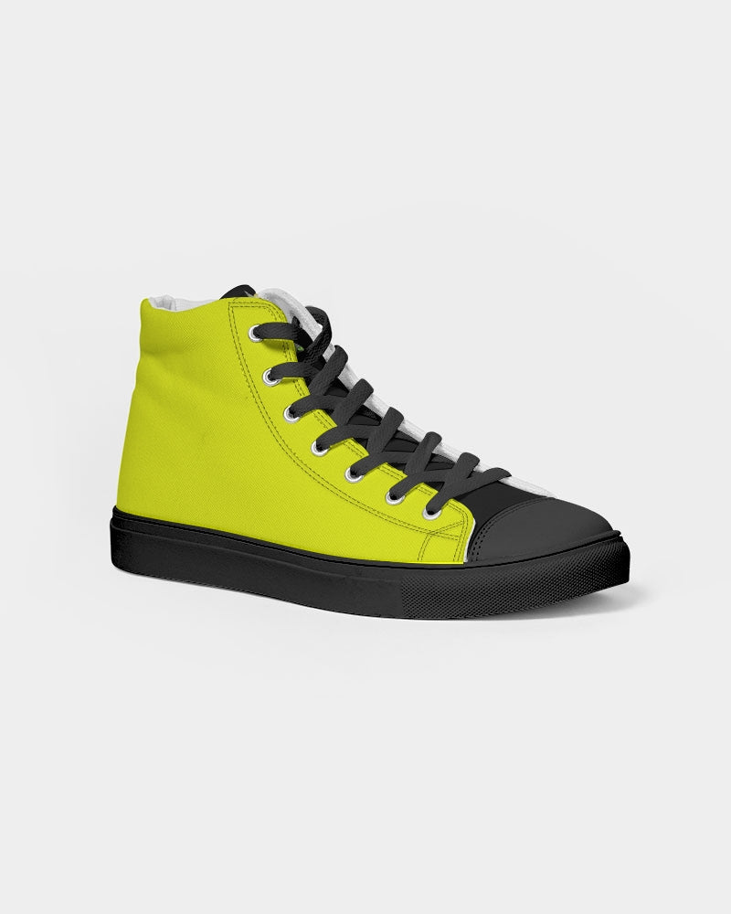 Light yellow by Marvin Jeans and Trinity D Marvin Men's High top Canvas Shoe - Black