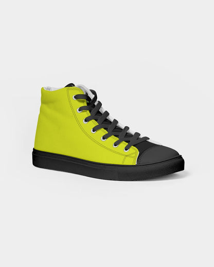Light yellow by Marvin Jeans and Trinity D Marvin Men's High top Canvas Shoe - Black