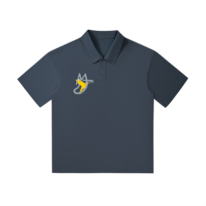 Drop Shoulder Short-Sleeve Polo