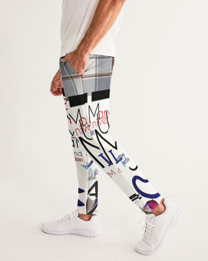 Logo's basic plaids Men's All-Over Print Joggers