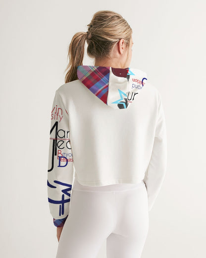 Logo's  Women's All-Over Print Cropped Hoodie
