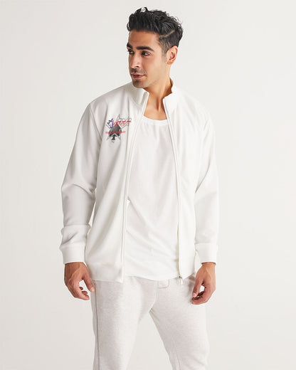 @ll white pro Men's All-Over Print Track Jacket