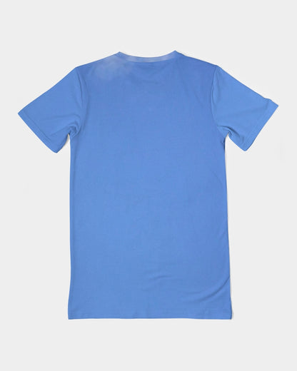 Kingly Blue  Men's All-Over Print Pocket Tee
