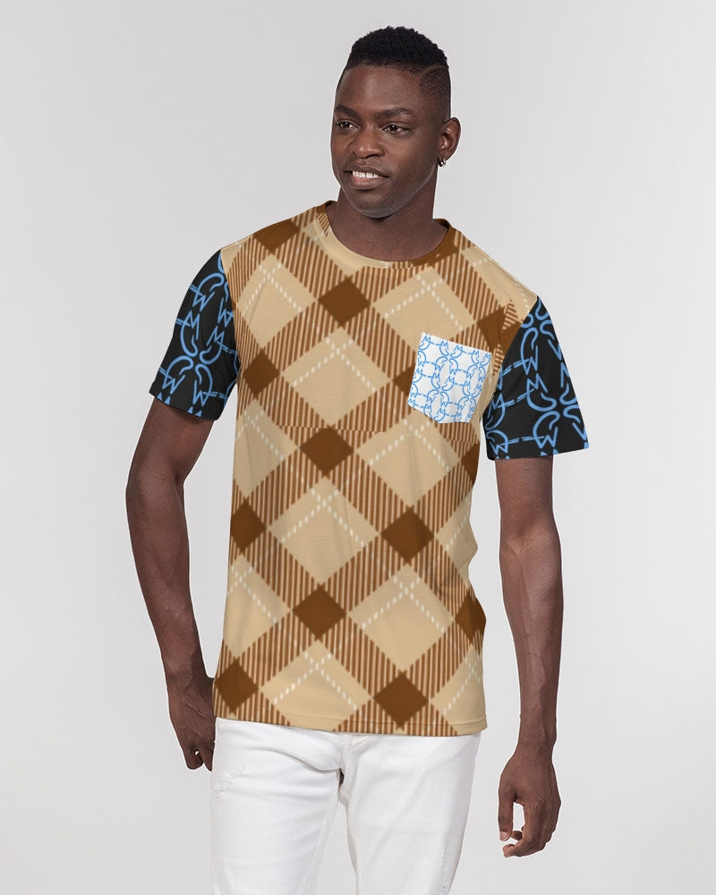 Greater Designs  Men's All-Over Print Pocket Tee
