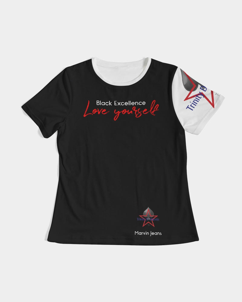 Black Excellence Women's All-Over Print Tee