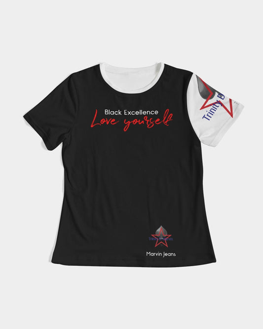 Black Excellence Women's All-Over Print Tee