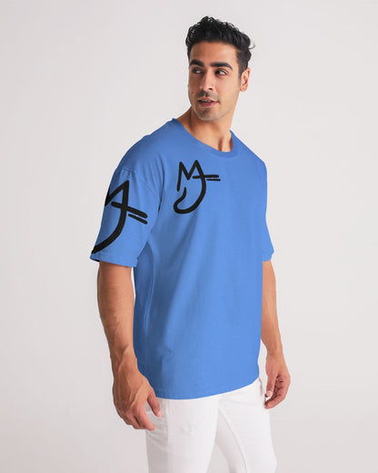 MJ blackout  Men's All-Over Print Premium Heavyweight Tee