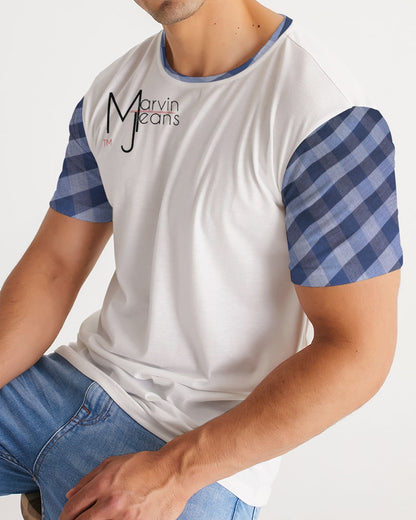 Blue stripes Men's All-Over Print Tee