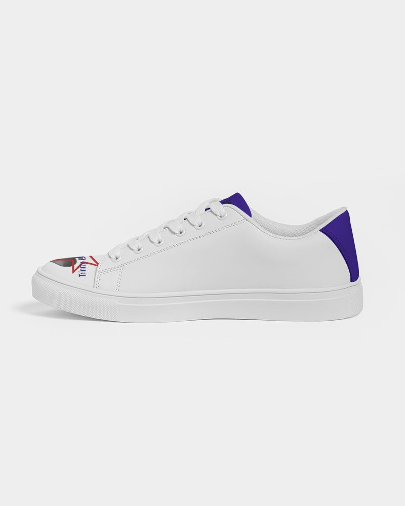 All White New-Legacy Men's Faux-Leather Sneaker