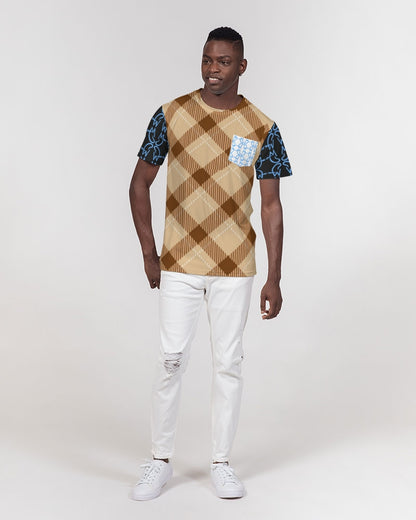 Greater Designs  Men's All-Over Print Pocket Tee
