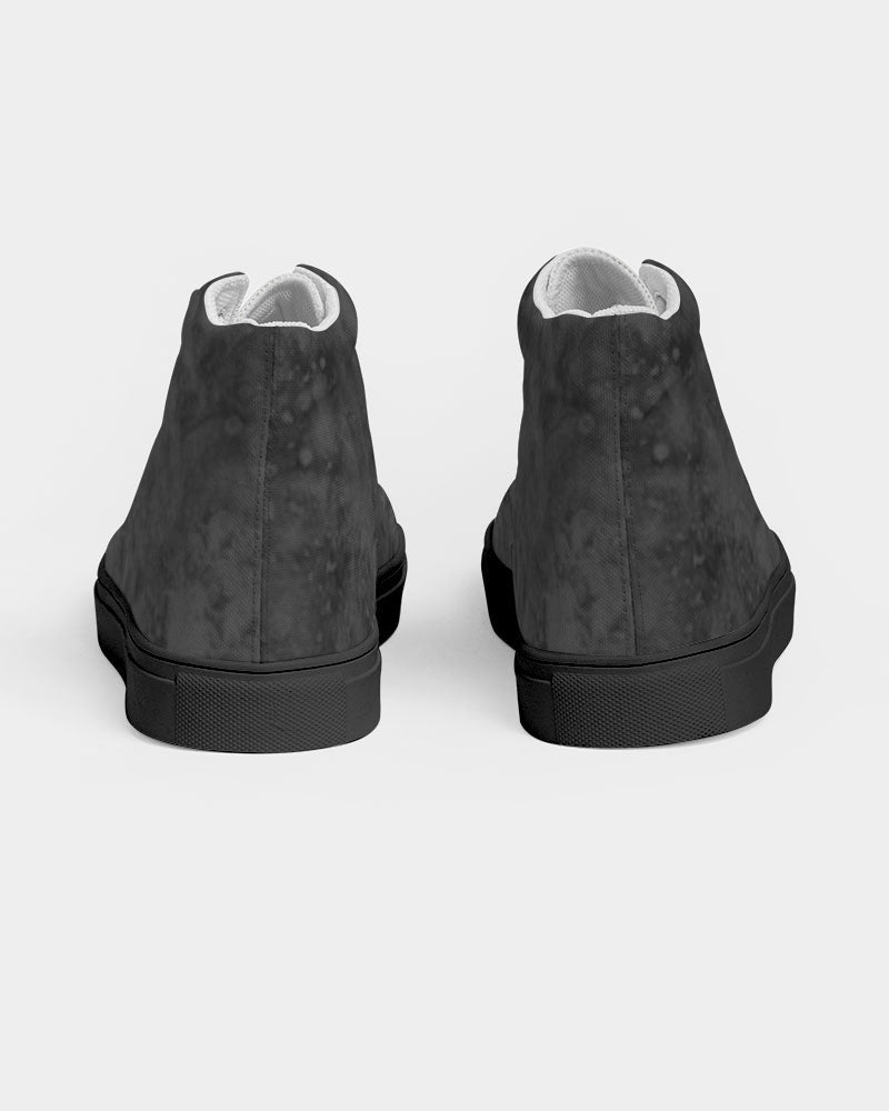 Holy Black Men's Hightop Canvas Shoe - Black