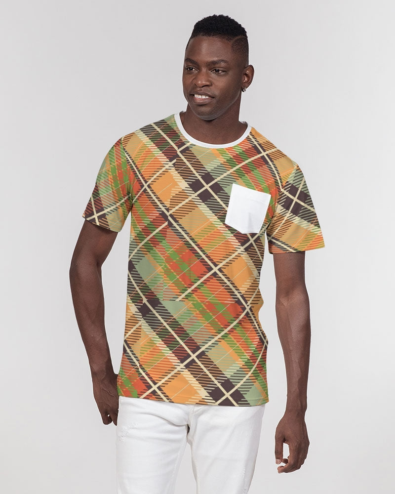 "No logo's" Men's All-Over Print Pocket Tee