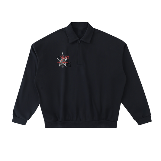 Heavyweight Fleece Polo Sweatshirt