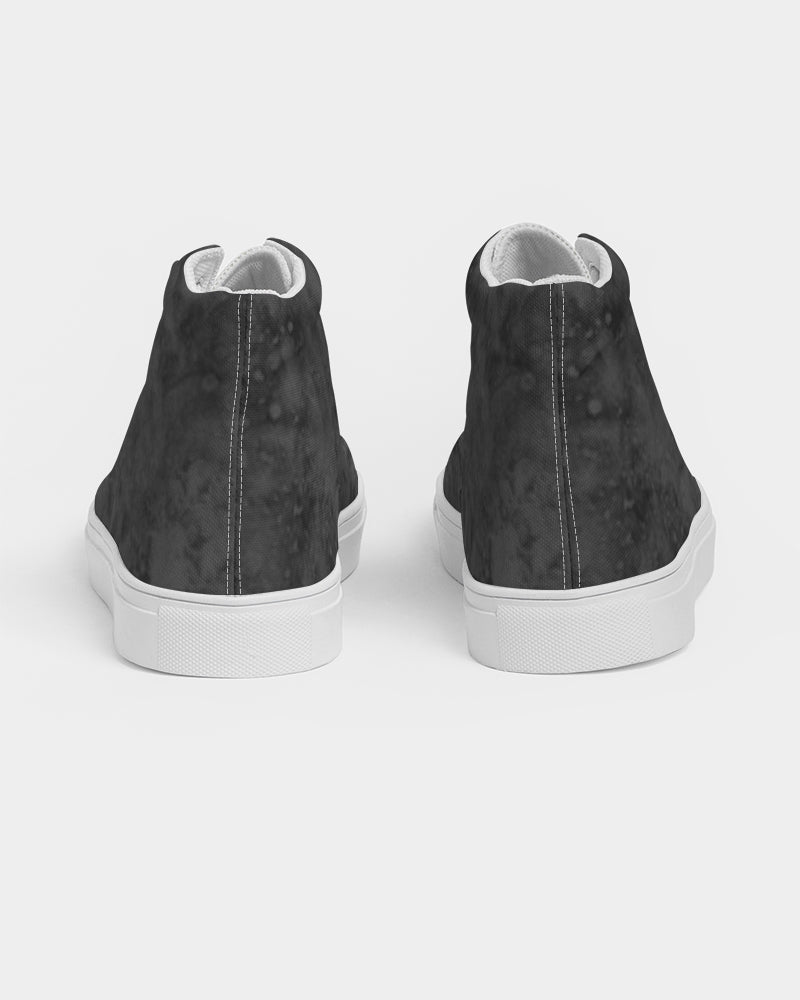 Holy Black Men's Hightop Canvas Shoe