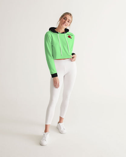 Hey Papi Women's All-Over Print Cropped Hoodie