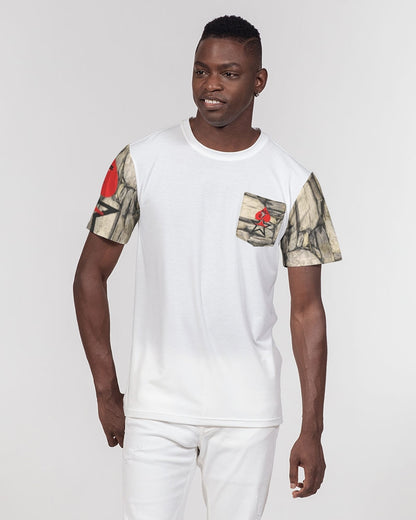 Stone Men's All-Over Print Pocket Tee