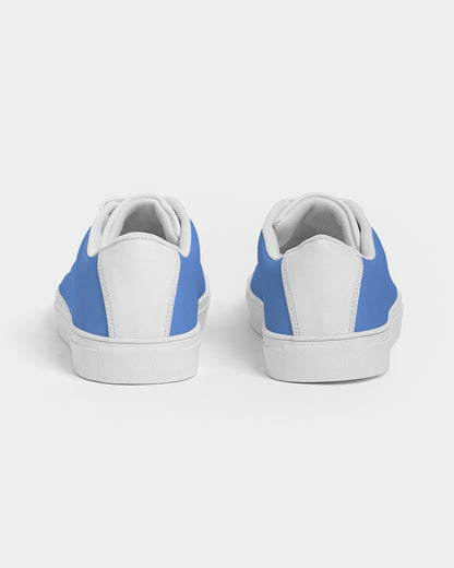 Kingly Blue  Men's Faux-Leather Sneaker