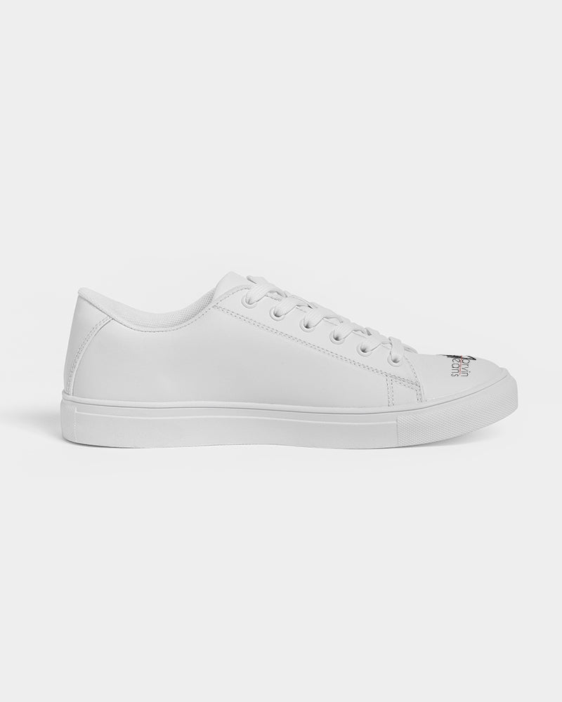 All white 101 Men's Faux-Leather Sneaker