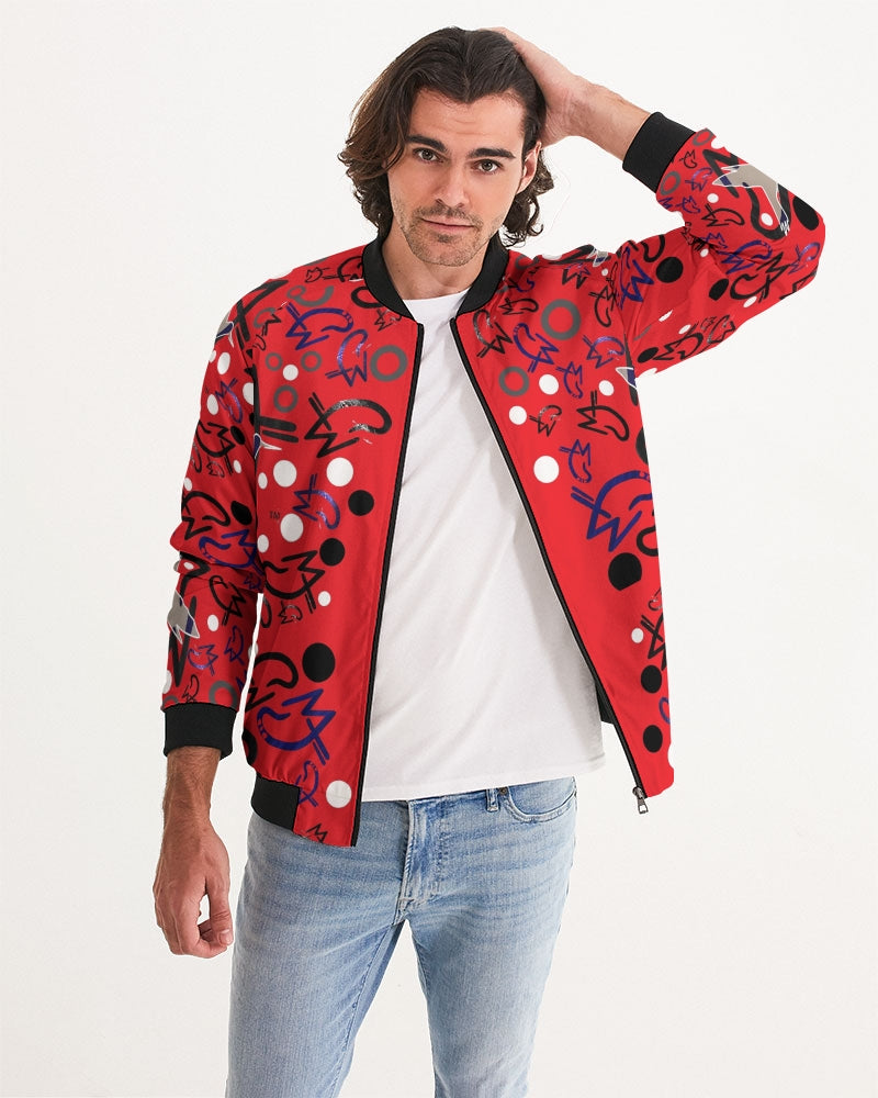 Young Marvin  Men's All-Over Print Bomber Jacket