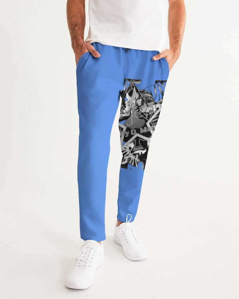 Kingly Blue  Men's All-Over Print Joggers