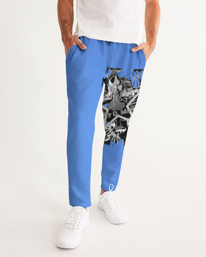 Kingly Blue  Men's All-Over Print Joggers