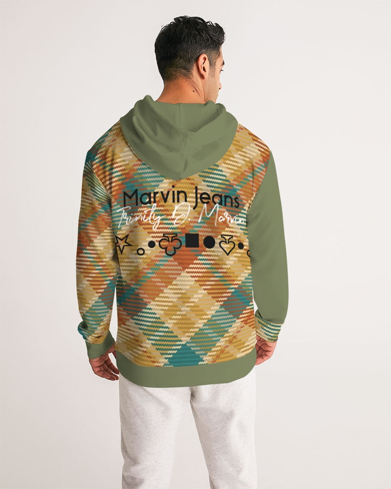 "Soft grid" Men's All-Over Print Hoodie