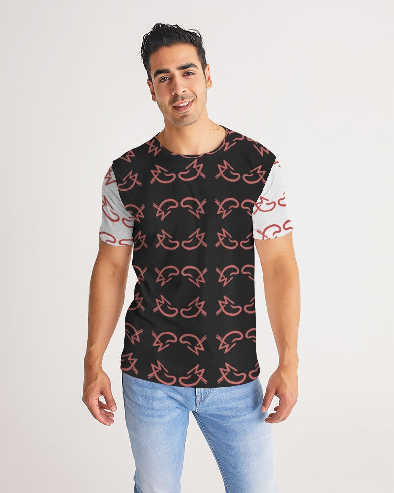 MJ Red & Black Men's All-Over Print Tee