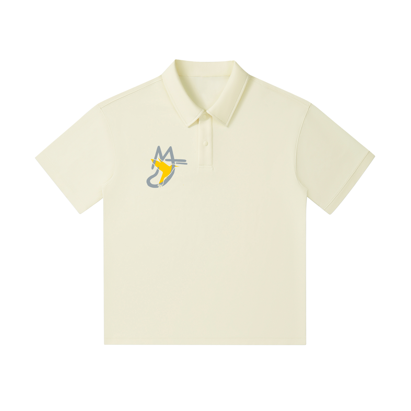 Drop Shoulder Short-Sleeve Polo