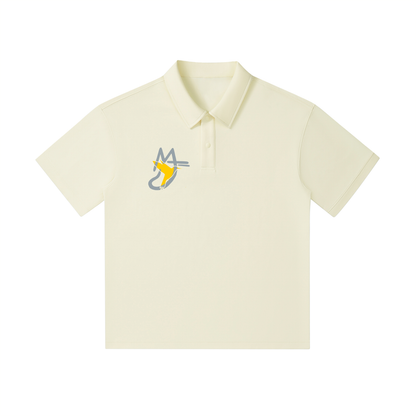 Drop Shoulder Short-Sleeve Polo