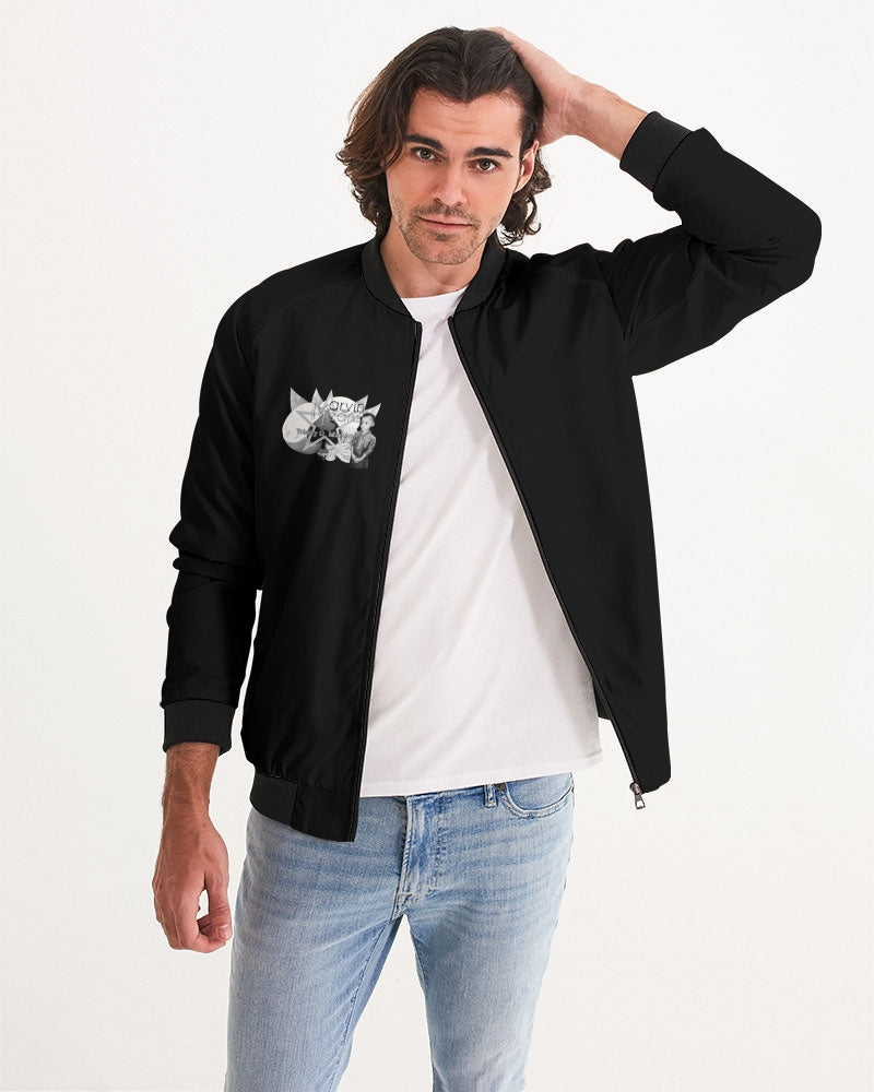 All  black MJ  Men's All-Over Print Bomber Jacket