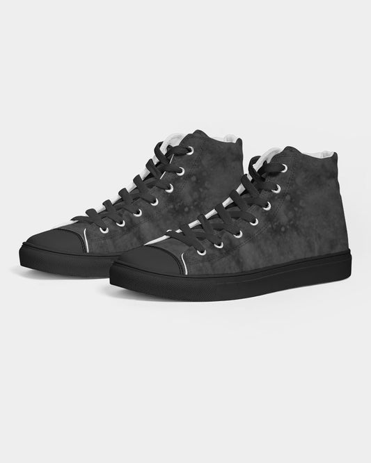 Holy Black Men's Hightop Canvas Shoe - Black