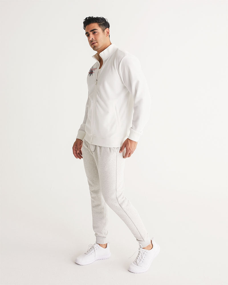 @ll white pro Men's All-Over Print Track Jacket