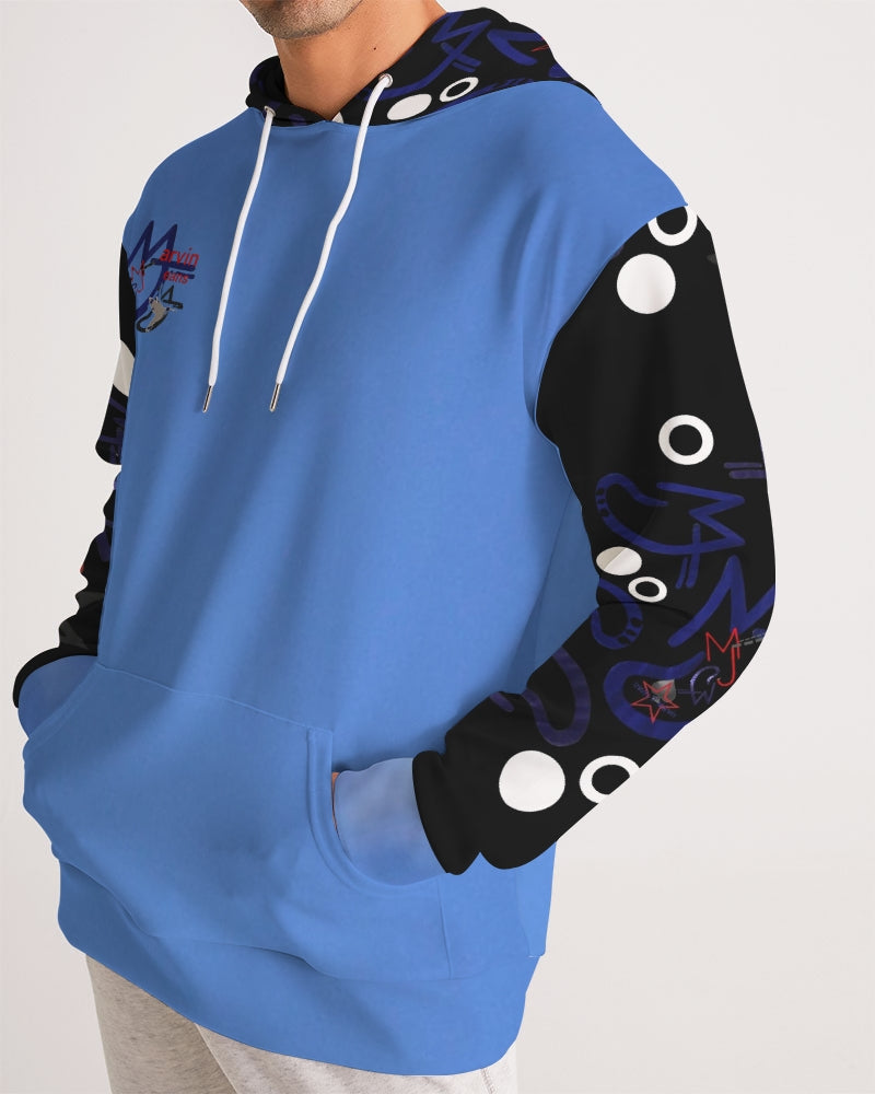 Kingly Blue  Men's All-Over Print Hoodie
