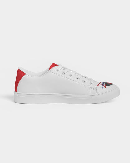 All White New-Legacy Men's Faux-Leather Sneaker