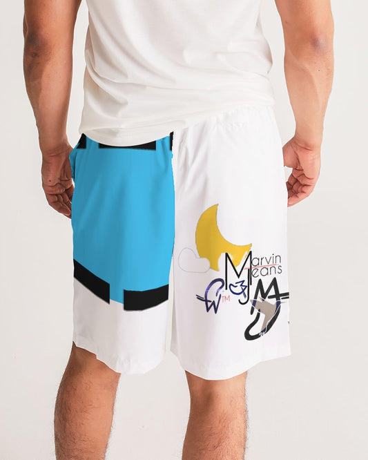 Under the moonlight  Men's All-Over Print Jogger Shorts