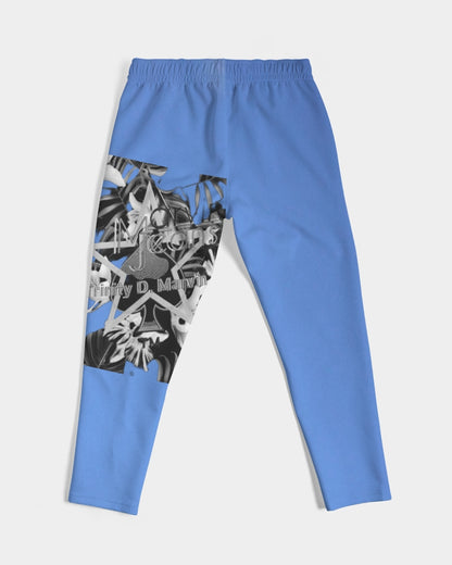 Kingly Blue  Men's All-Over Print Joggers