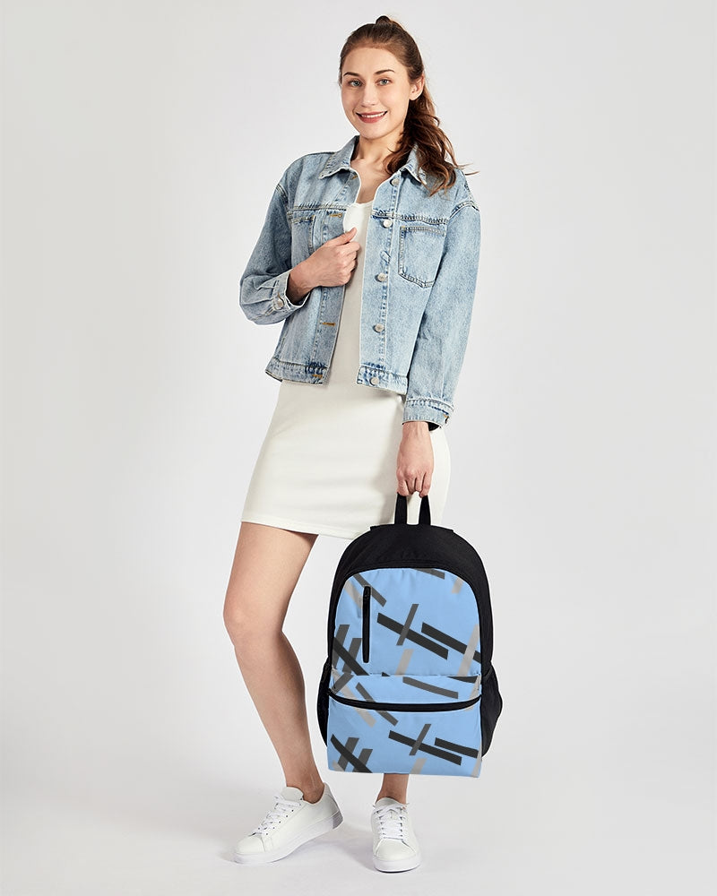 Built on business  Duo-Zip Front Canvas Backpack