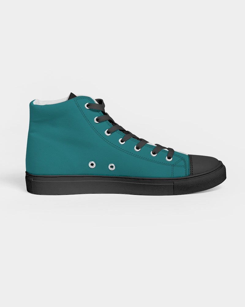 123 Men's Hightop Canvas Shoe - Black