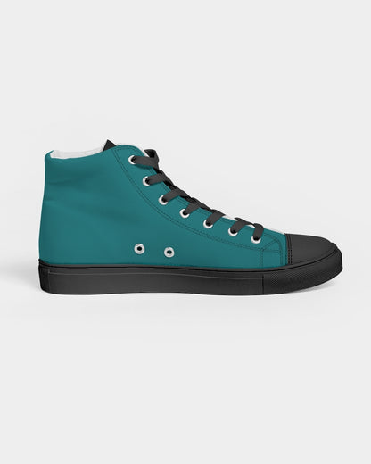 123 Men's Hightop Canvas Shoe - Black