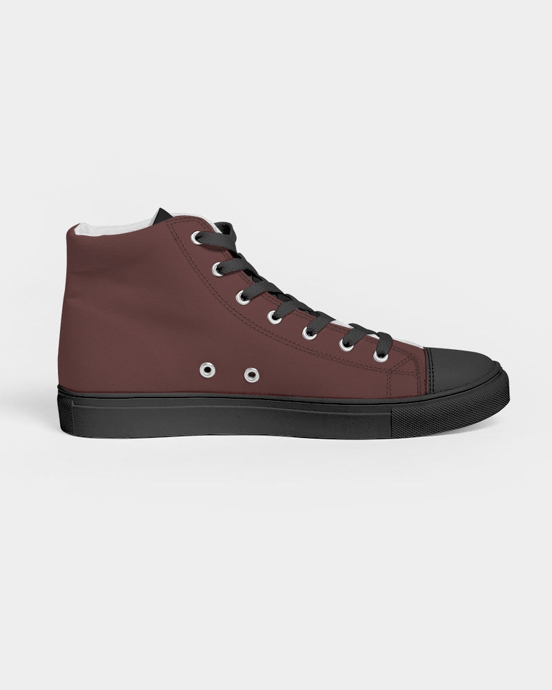 "Blackwood" Men's Hightop Canvas Shoe - Black