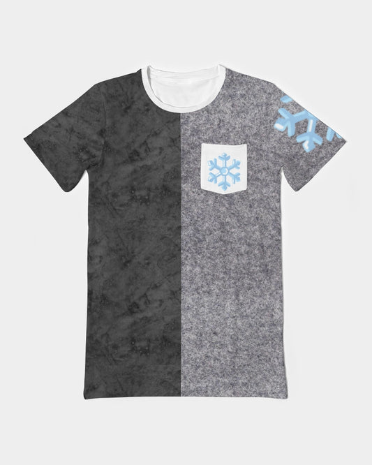 Holy Black Half Wool Men's All-Over Print Pocket Tee