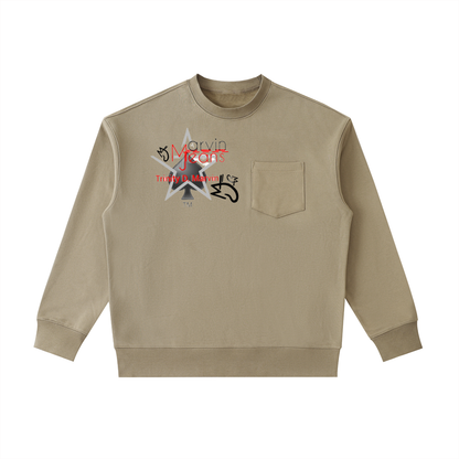 Heavyweight Patch Pocket Crewneck Sweatshirt